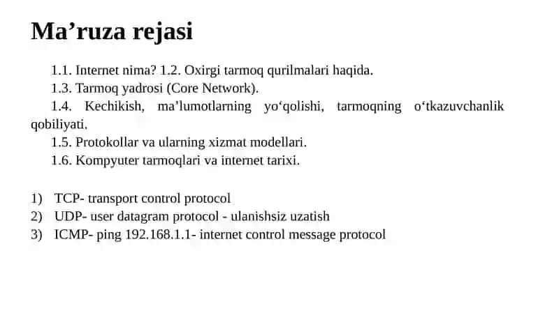 Kompyutertarmoqlarivainternet 2