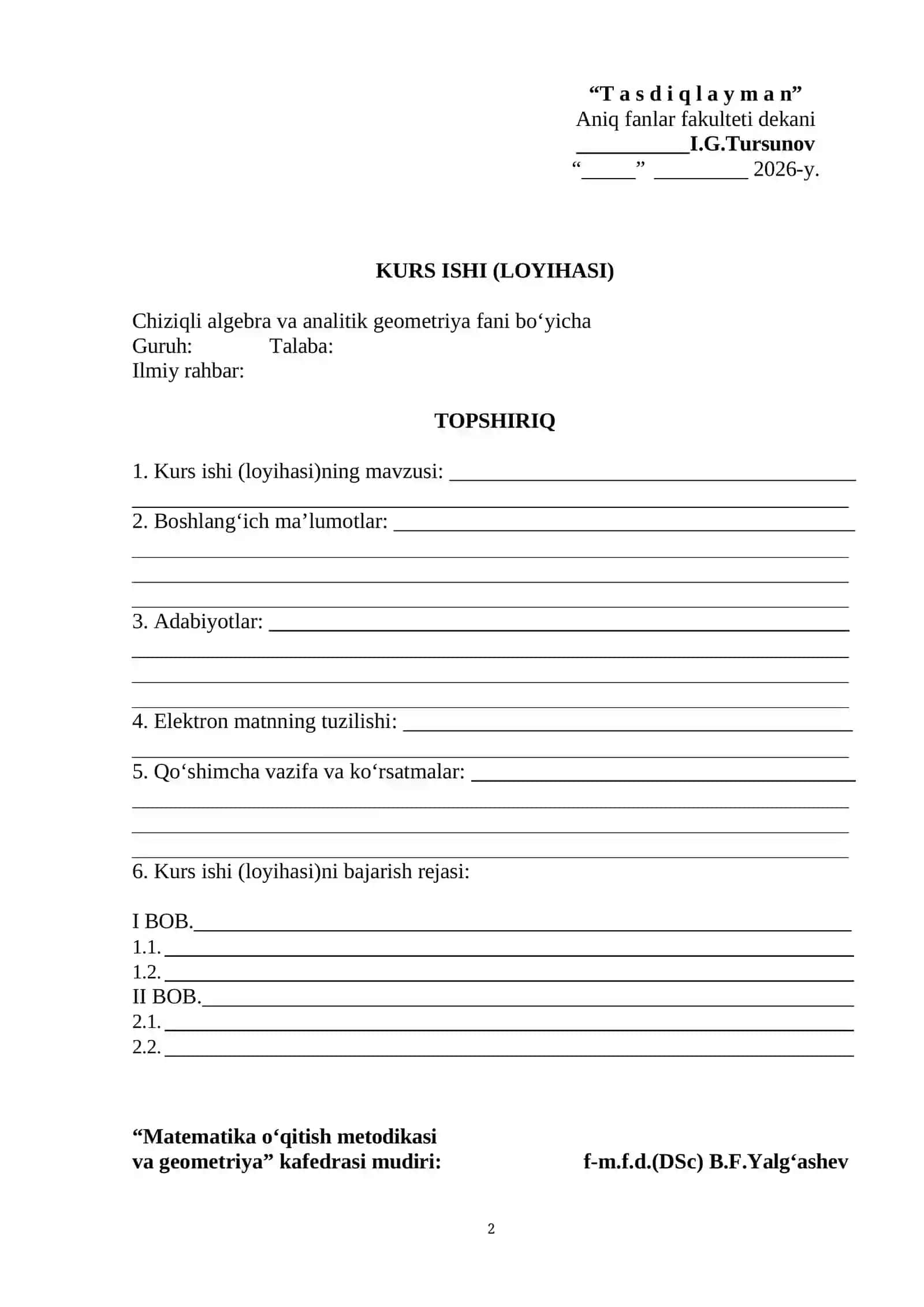 FAZODA TEKISLIK VA TO‘G‘RI CHIZIQNING O‘ZARO VAZIYATI 2