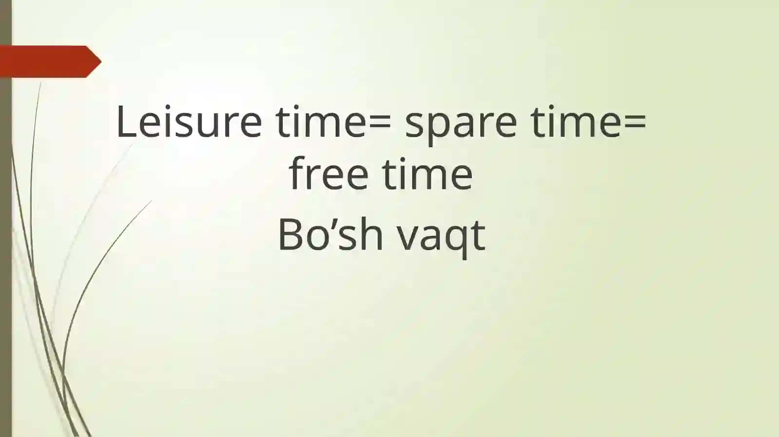 Bo’shvaqt 2