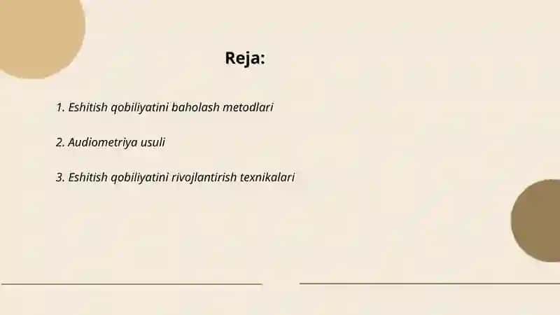 Inson eshitish qobiliyatini oʻrganish metodlari 2