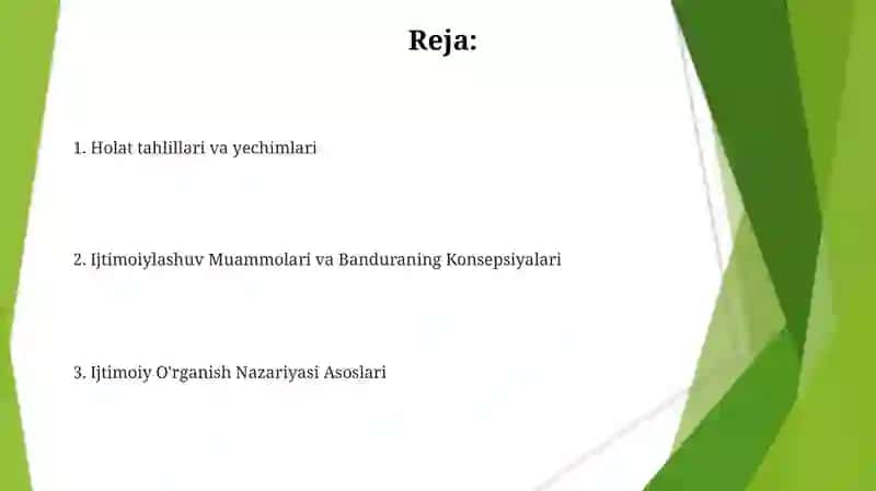 Ijtimoiy o'rganish nazariyasi bolalarni kuzatish va taqlid qilish 2