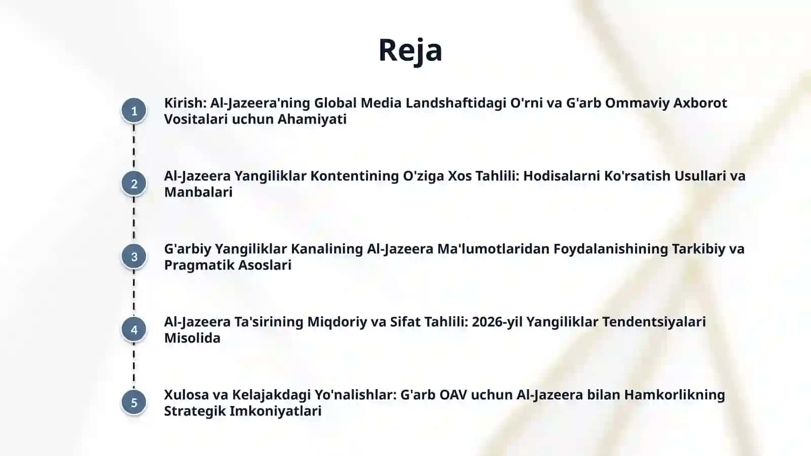 Al-Jazeera: G'arbiy Yangiliklar 
Kanallari Uchun Muhim 
Ma'lumot Manbai 2