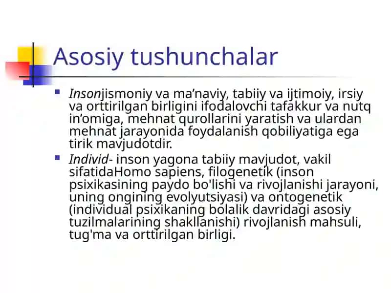 Shaxsni rivojlantirish pedagogik muammosi sifatida 2