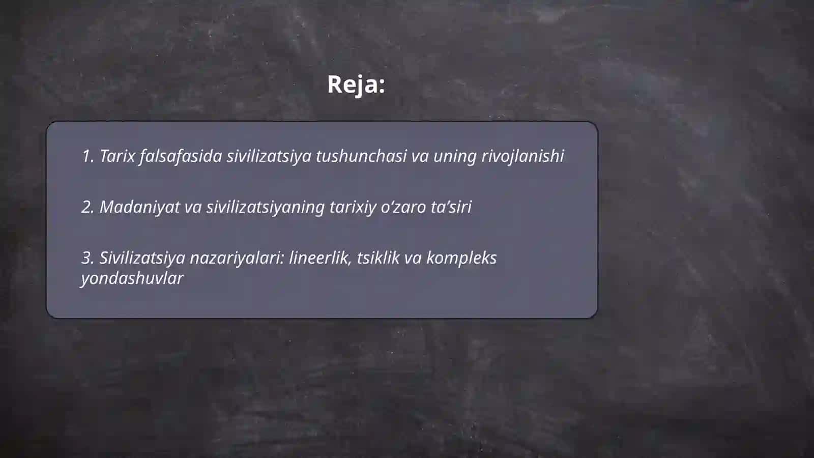 Tarix falsafasi sivilizatsiya va madanyat 2