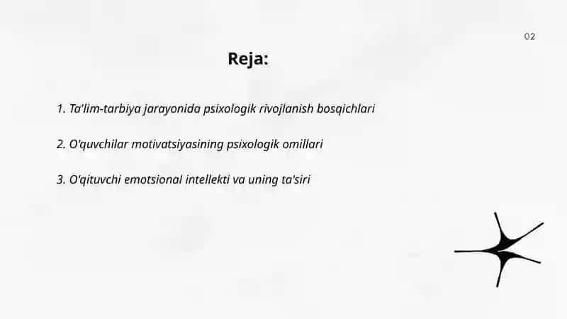 Ta'lim tarbiya psixologiyasi 2