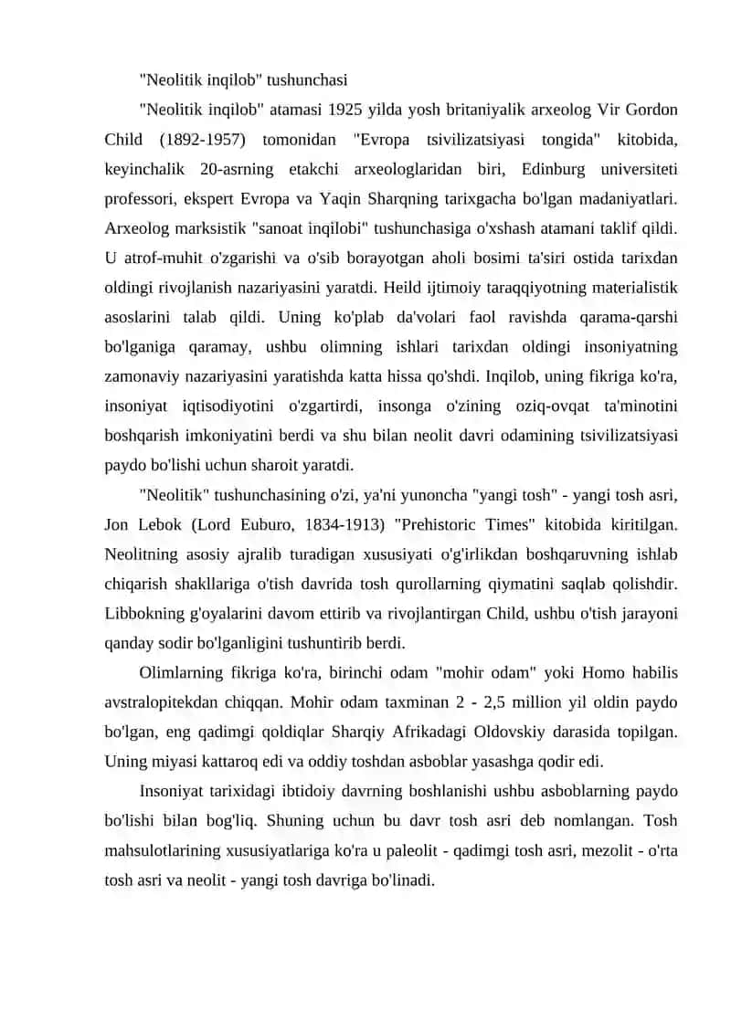 Neolit inqilobi 2