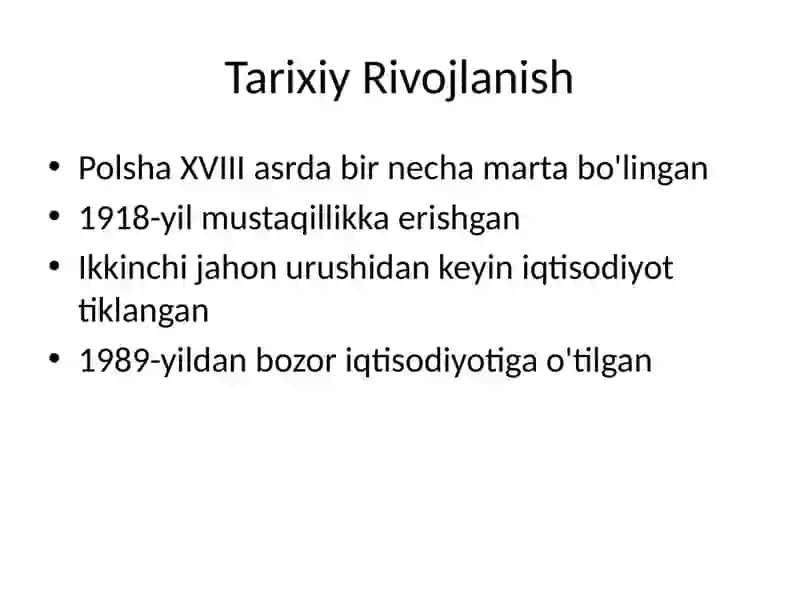 Polsha Davlati Tarixi 2