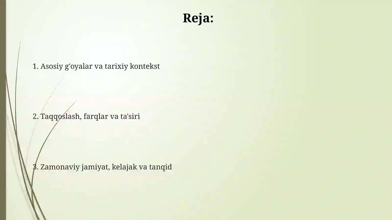 Avloniyning Madaniyattoʻlqinlari va E.Tofflerning Uchinchitoʻlqinasari 2