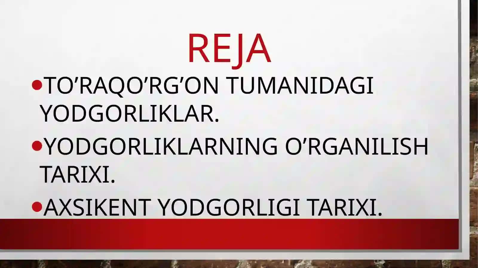 To’raqo’rg’ontumanidagi Arxeologik yodgorliklar 2