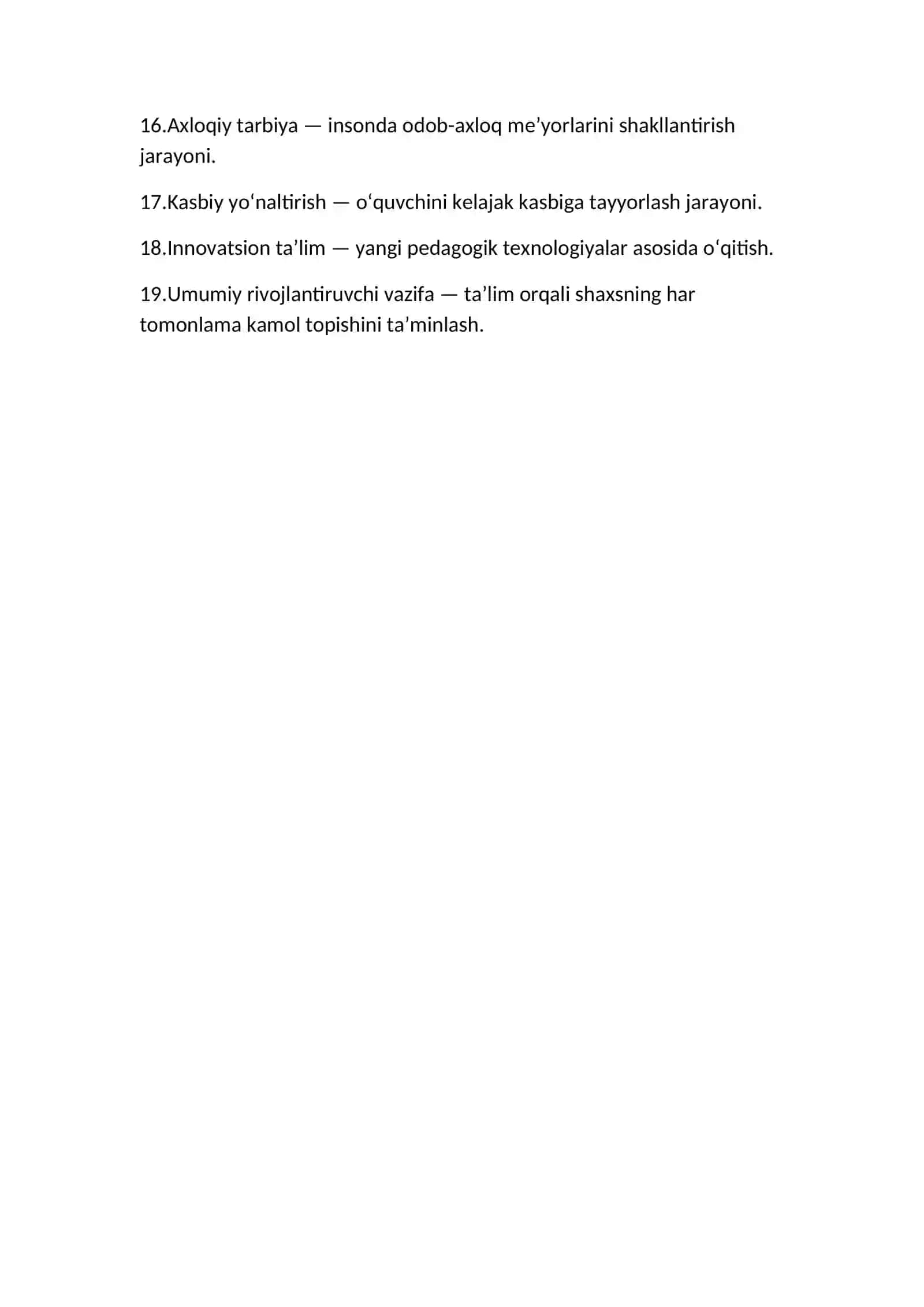 Ta'limning asosiy vazifalari 2