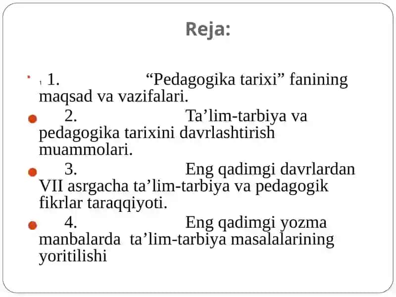 Pedagogika tarixi fan sifatida 2