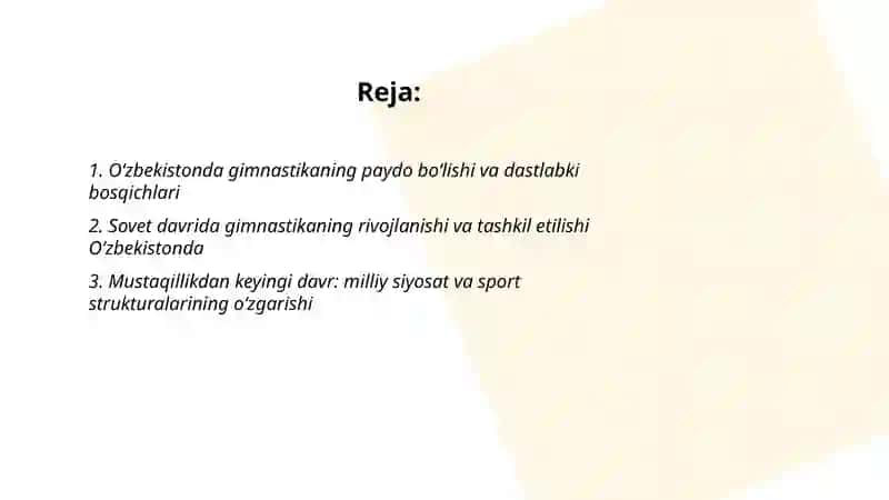 Oʻzbekistonda Gimnastikaning Rivojlanish Tarixi 2