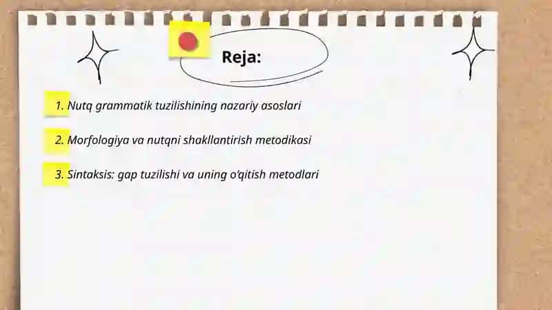 Nutqning grammatik tuzilishi va uni shakllantirish metodikasi 2