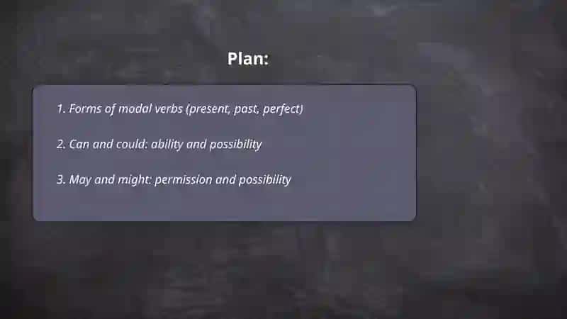 Modal verbs 2
