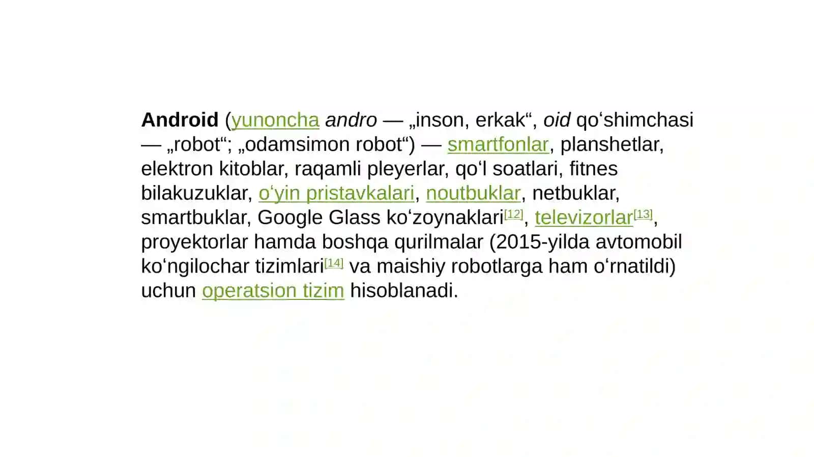 Androidoperatsion tizimlarining rivojlanishi va ishlash prinsipi 2