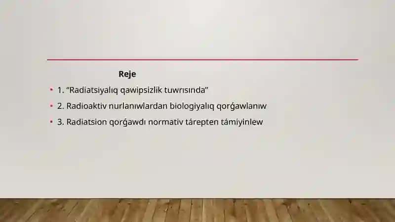 Radioaktiv qawipsizlik 2