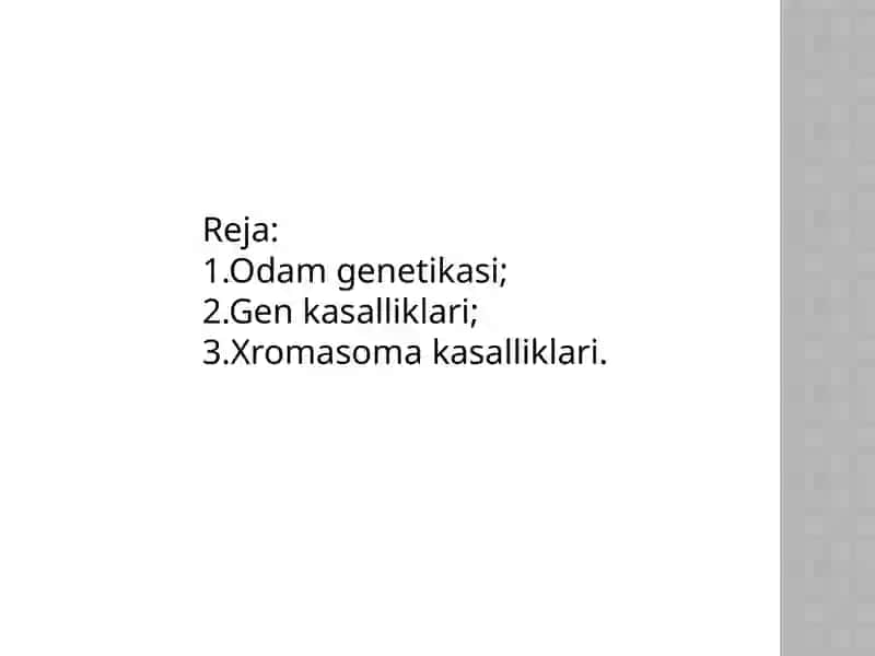 Odammenetikasivairsiykasalliklar 2