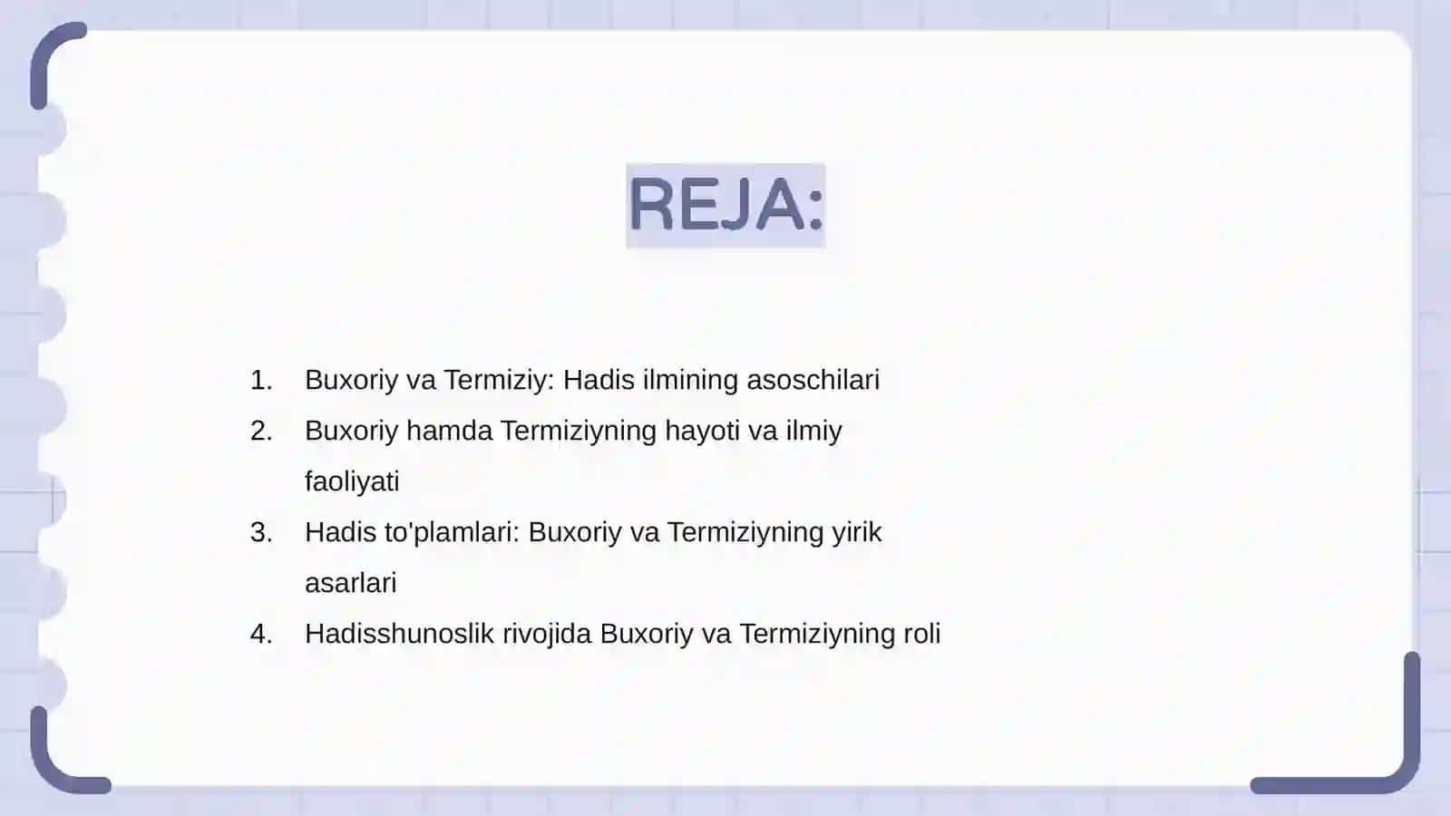 Buxoriy va Termiziy: Hadis ilmining asoschilari 2