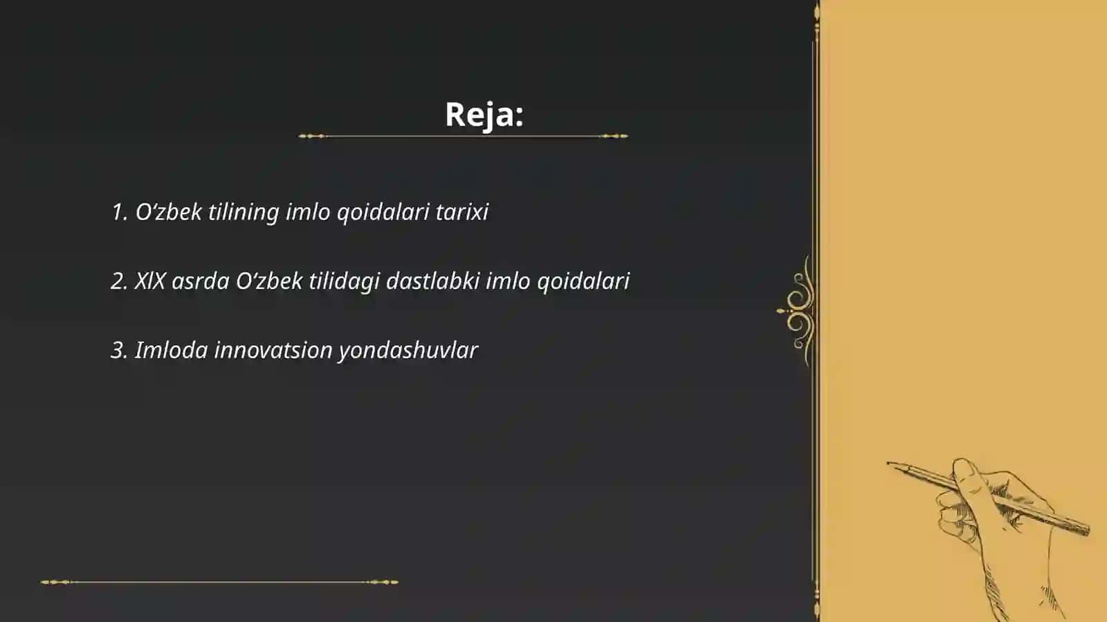O'zbek tilining imlo qoidalari 2