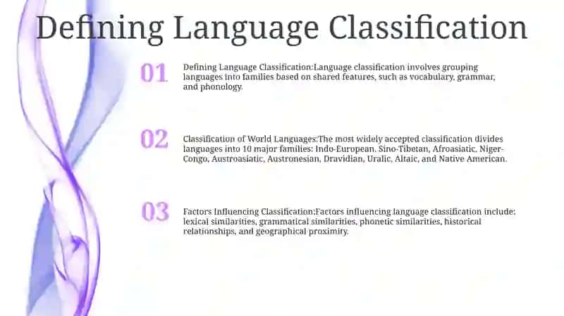 Classification Of World Languages 2
