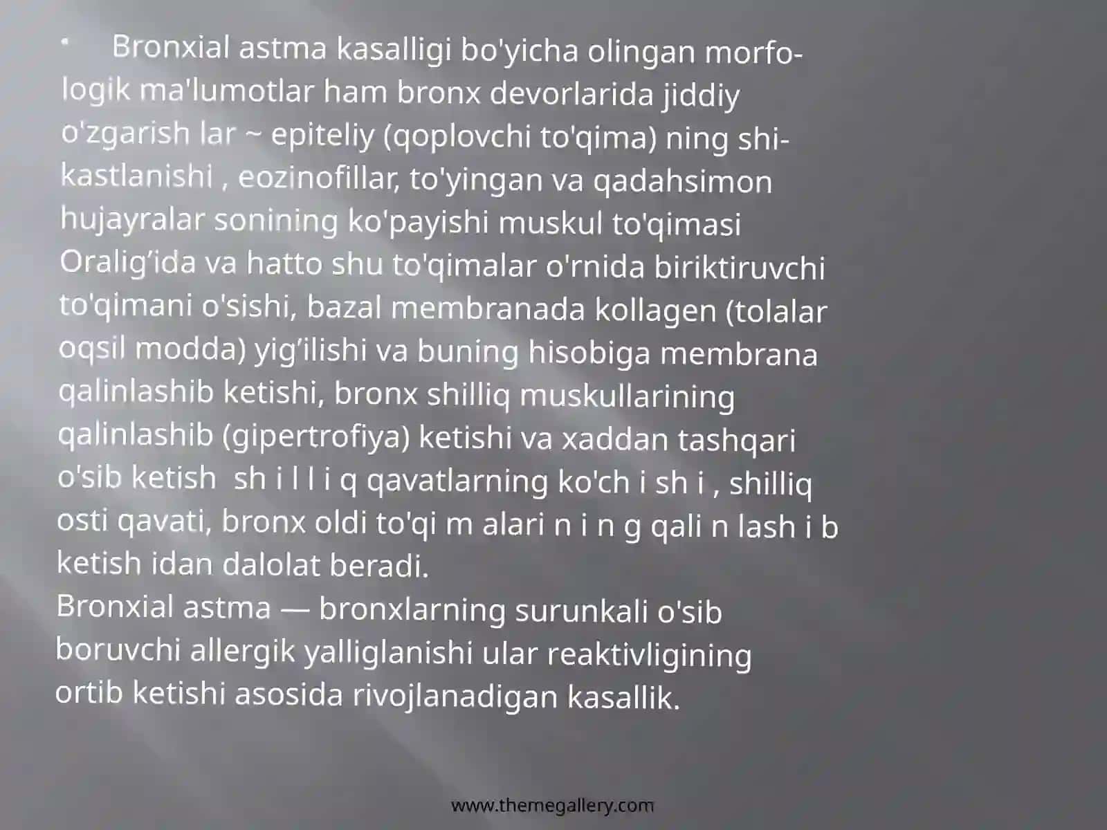 Bronxialastma kasalligi 2