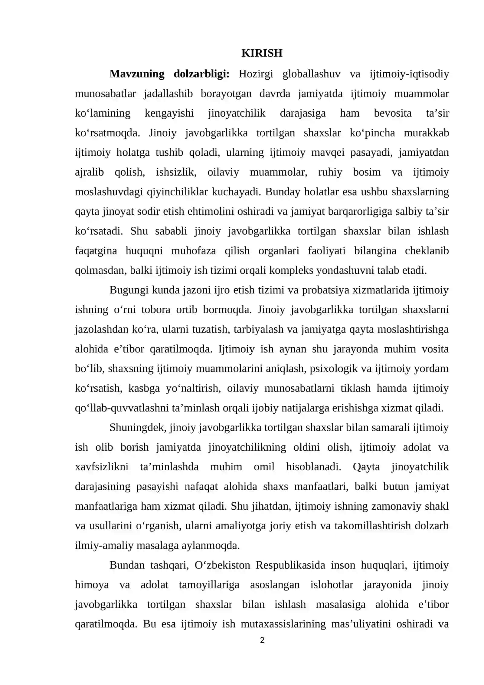 Jinoiy javobgarlikka tortilganlar shaxslar bilan ijtimoiy ishning asosiy shakl va usullari 2