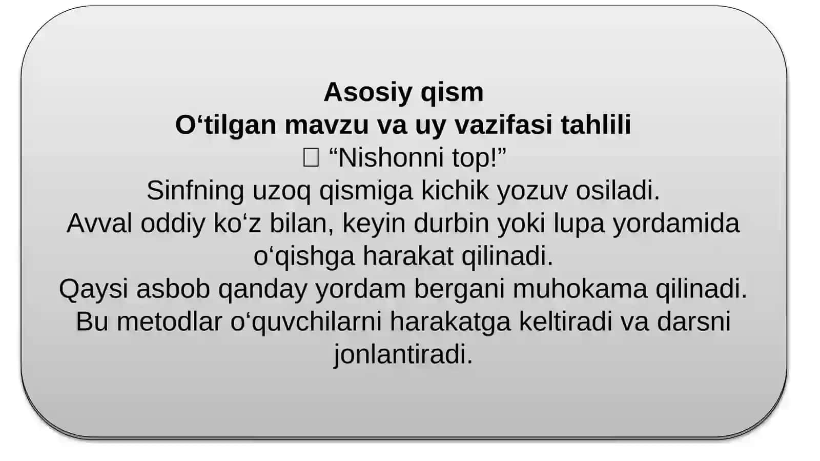 Mavzu: Optika saboblar 2