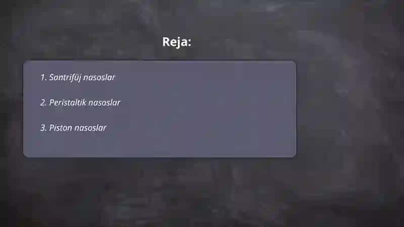 Santrifüj nasoslar 2