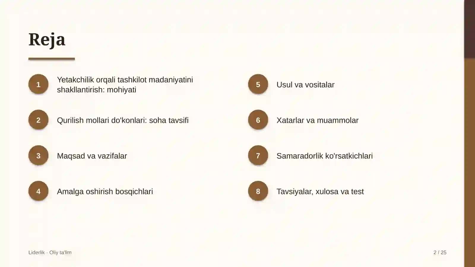 qurilish mollari do'konlarida yetakchilik orqali tashkilot madaniyatini shakllantirish 4146 2