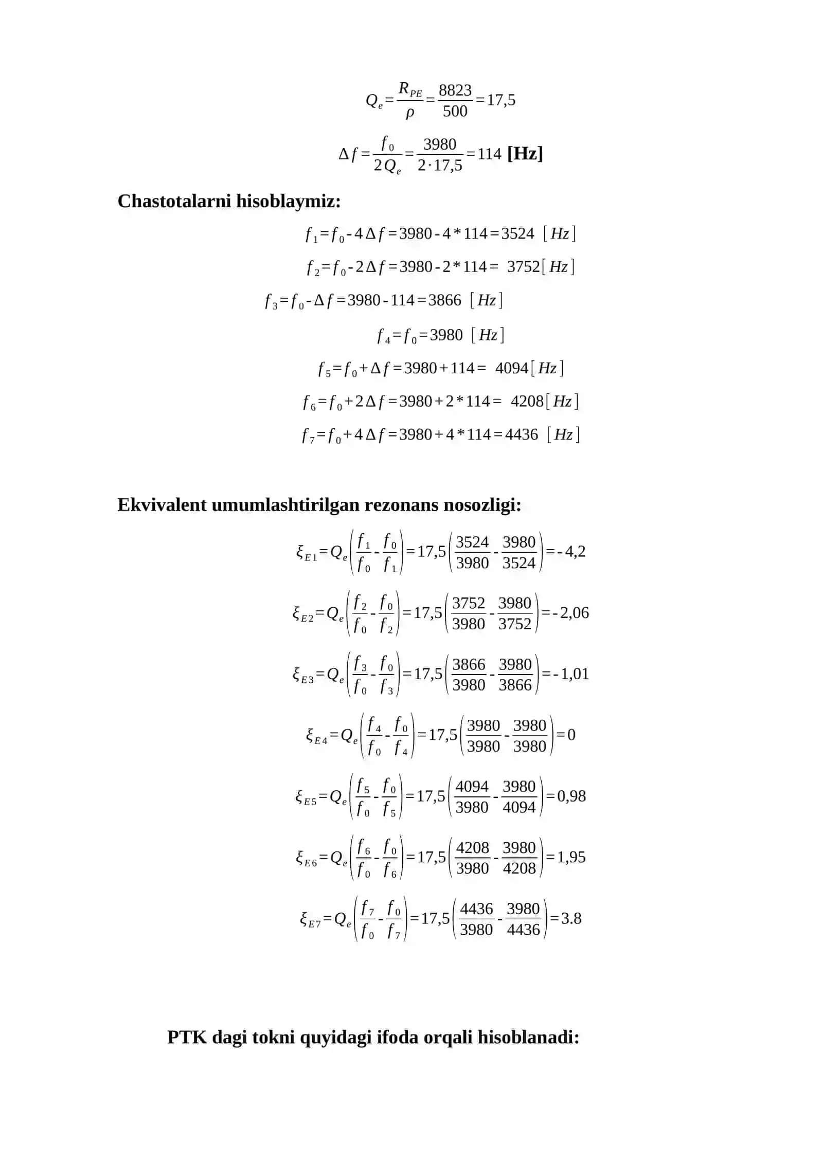Parallel tebranish konturini tadqiq etish (Labaratoriya ishi) 2