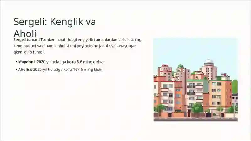 Sergeli tumani: Tarix va bugun 2