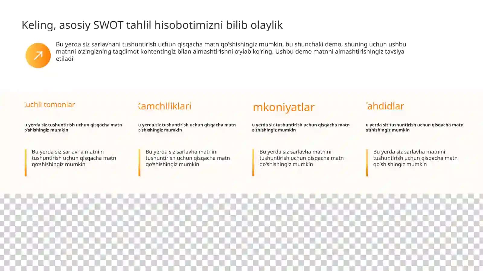 Bepul SWOT tahlili taqdimot slayd Taqdimoti (11 Slayd) 2