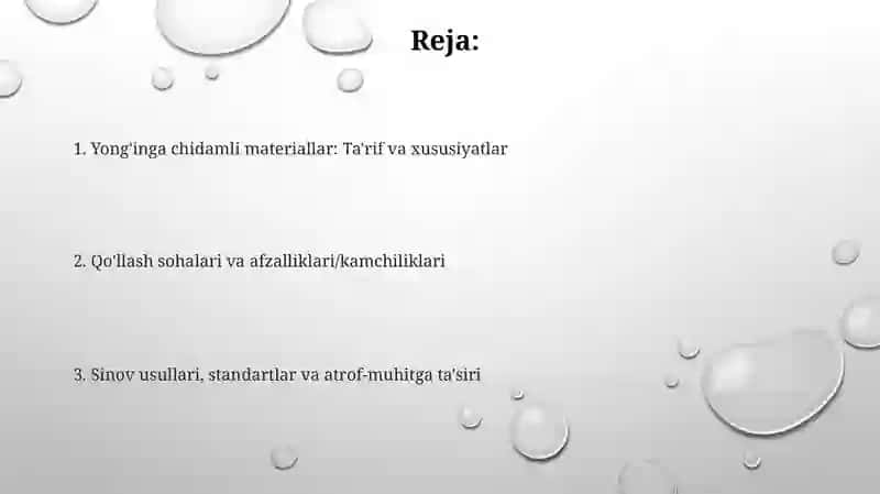Olovbardosh materiallar 2