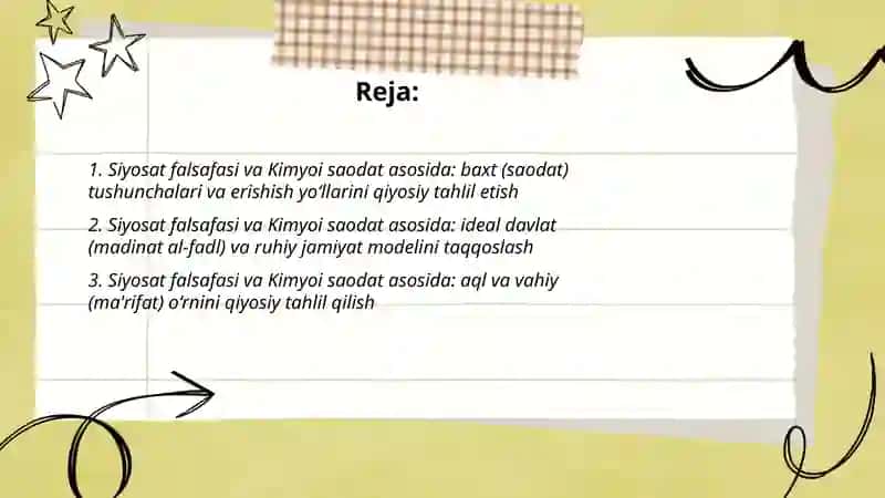 Abu Nasr Forobiy va Gʻazzoliyning falsafa ilmiga oid qarashlarini qiyosiy tahlil etish 2