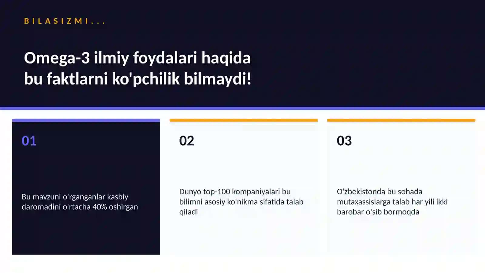 Omega-3 ilmiy foydalari 2
