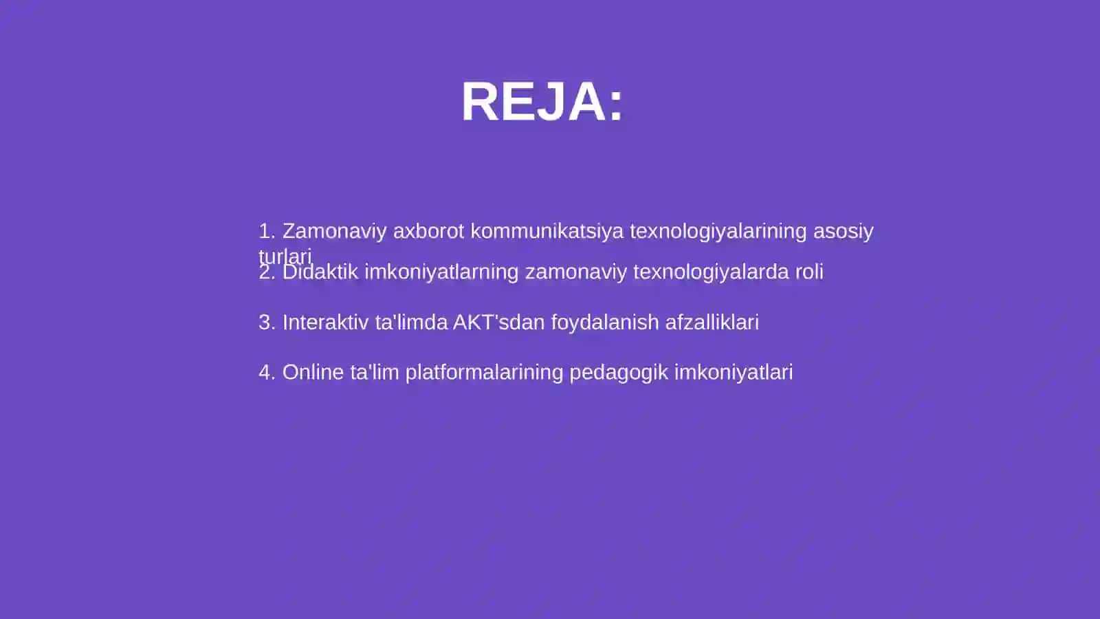 Zamonaviy axborot kommunikatsiya texnologiyalari 2