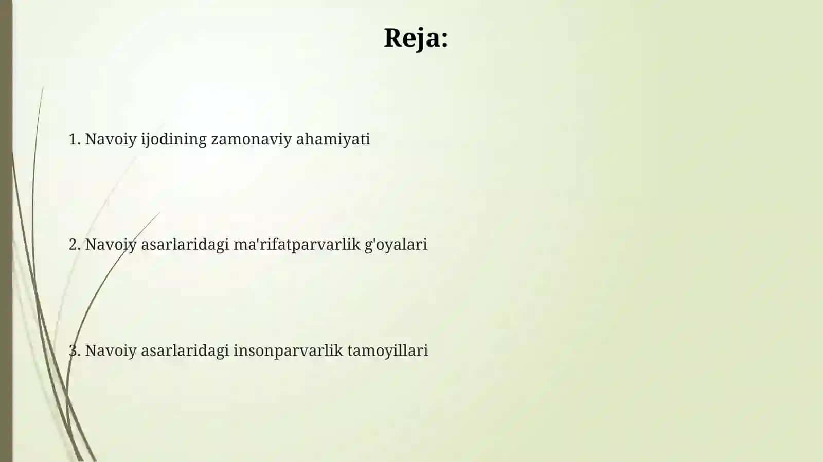 Alisher Navoiyning asarlarida tarbiya va insonparvarlik masalalari 2