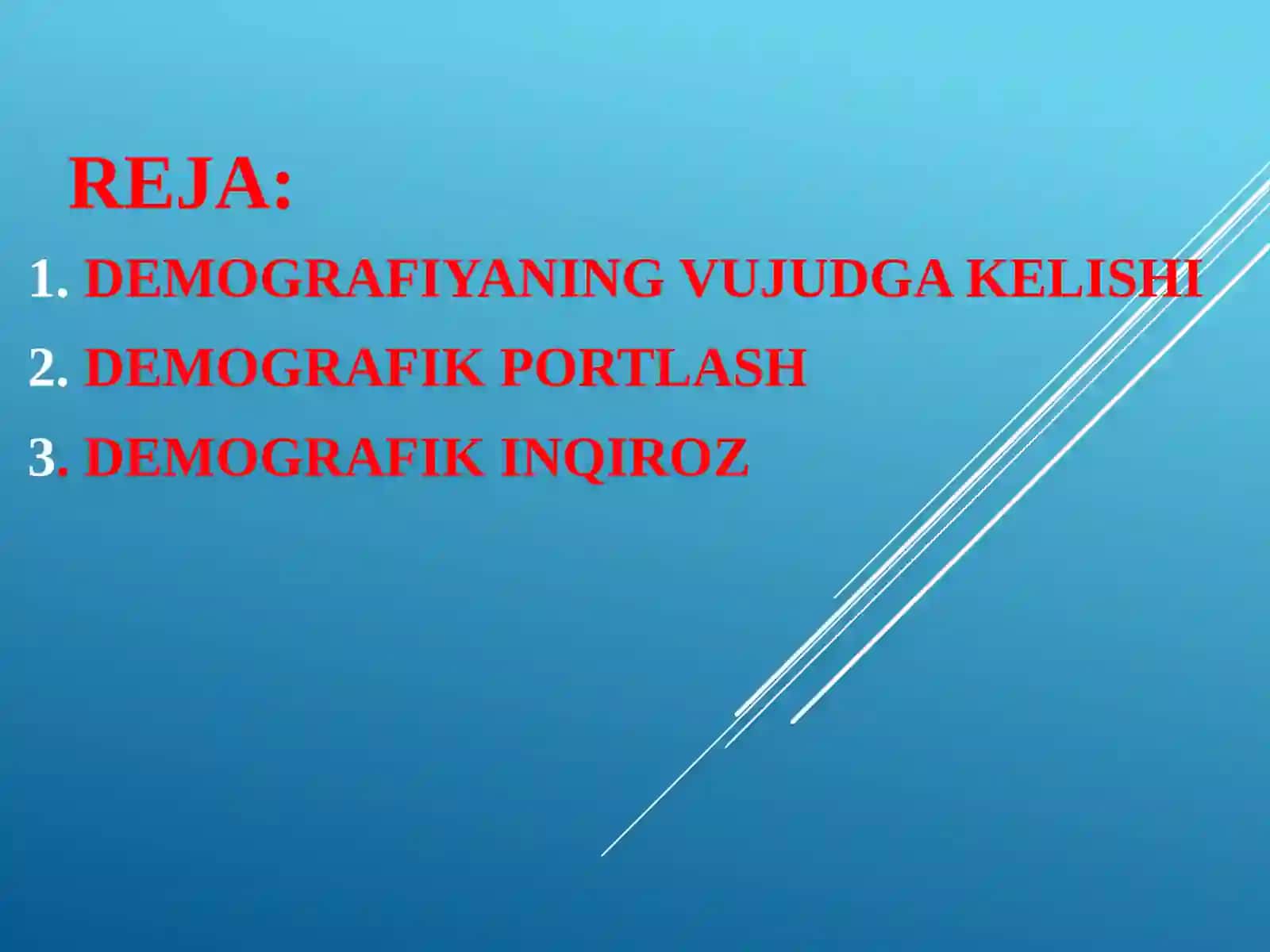 DEMOGRAFIK INQIROZ VADEMOGRAFIKPORTLASH BOSQICHLARIDAGI DAVLATLARNIAJRATIBTADQIQETISH 2