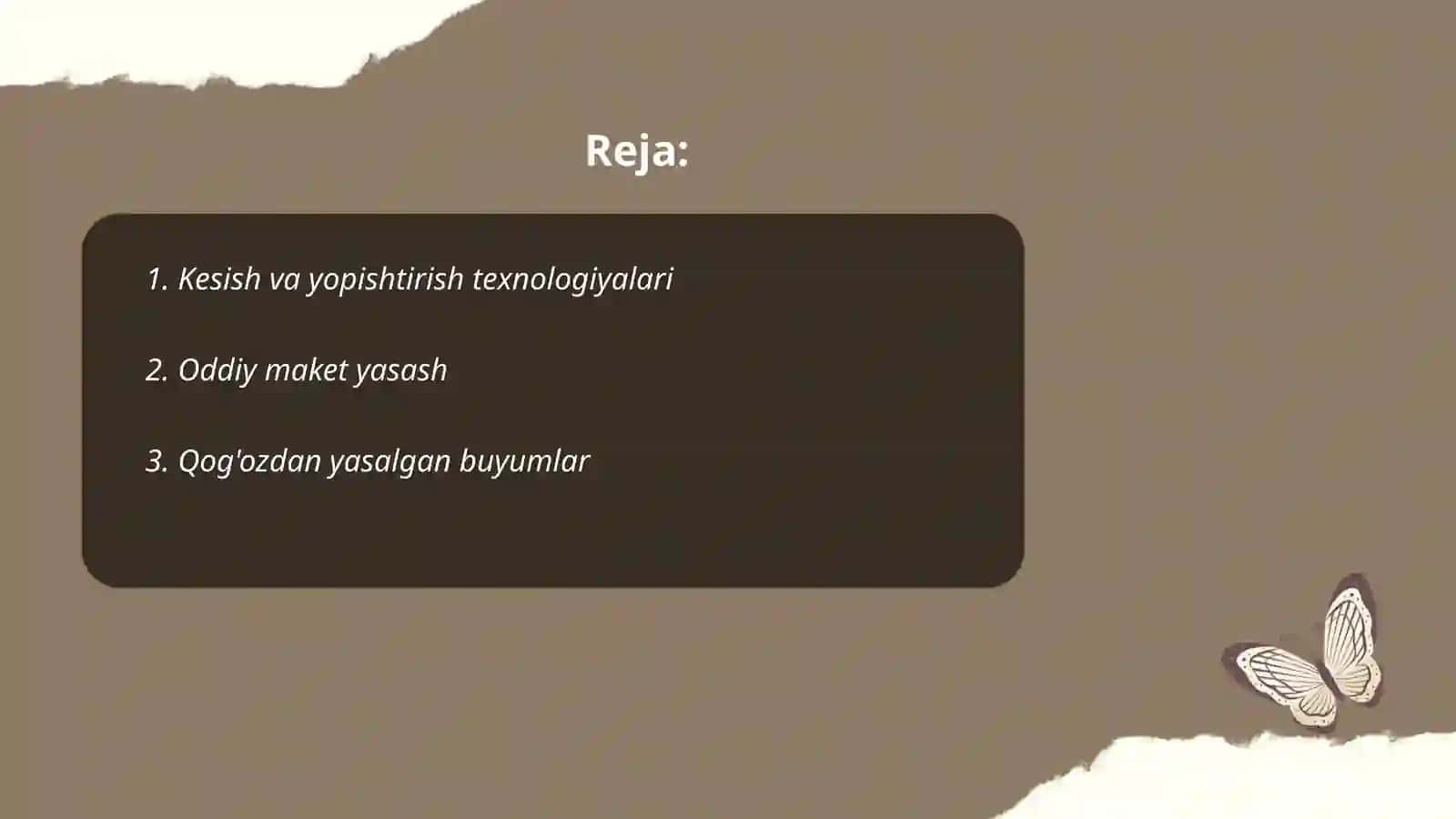 Kesish va yopishtirish texnologiyalari 2
