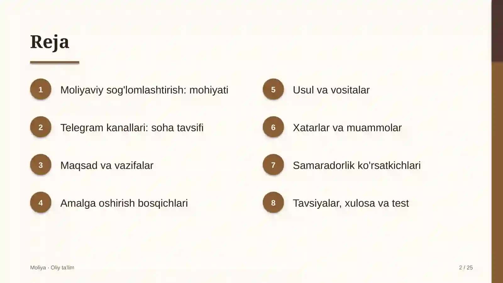 telegram kanallarida moliyaviy sog'lomlashtirish 6982 2