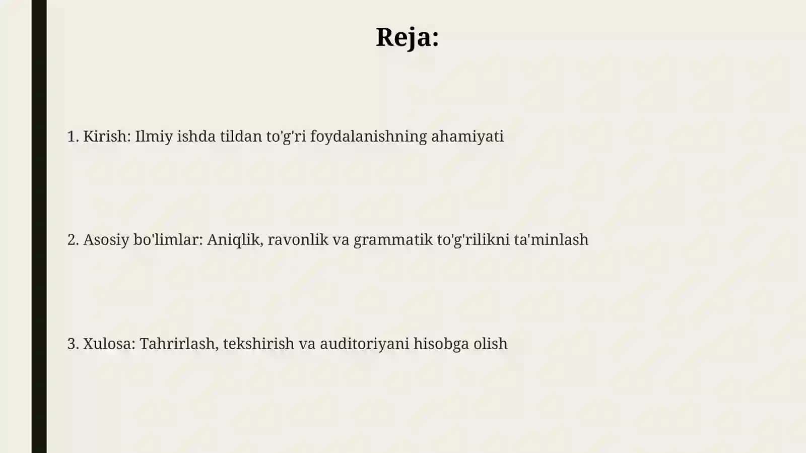 Dastlabki ilmiy tadqiqot yozishda til imkoniyatlaridan to‘g‘ri foydalanish 2