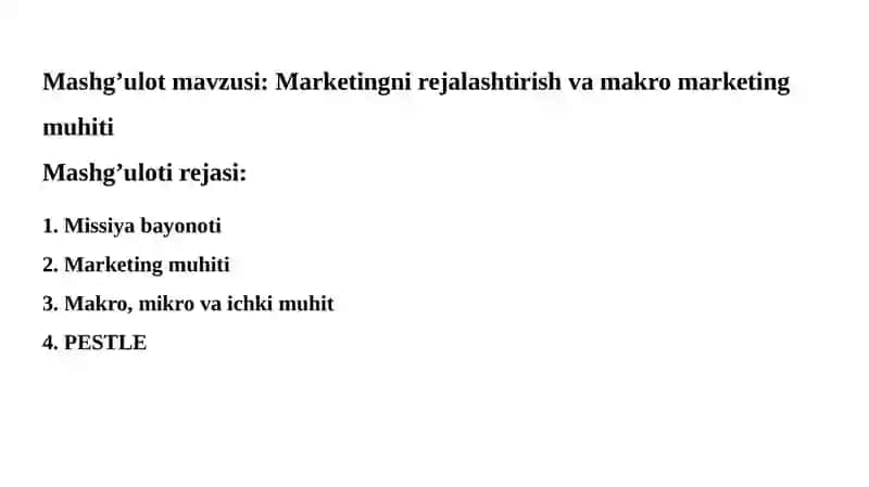 Marketingnirejalashtirish 2