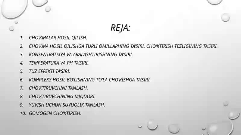 AMORF VA KRISTALL CHO`KMALAR 2