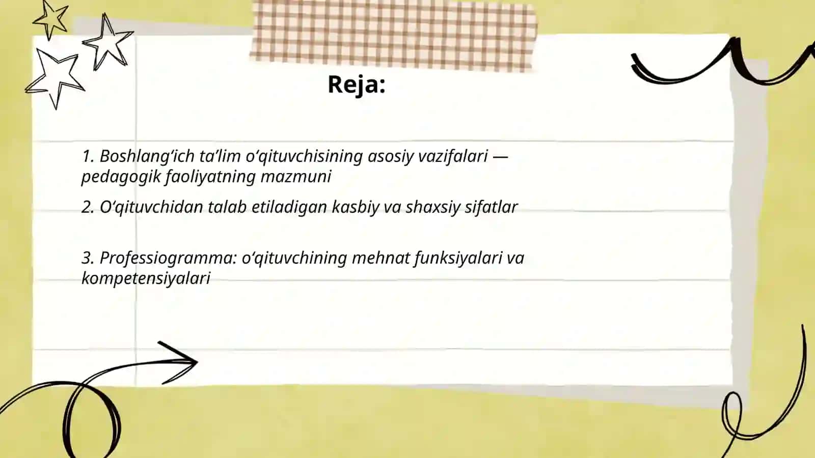 Boshlangʻich taʼlim oʻqituvchisining asosiy vazifalari 2