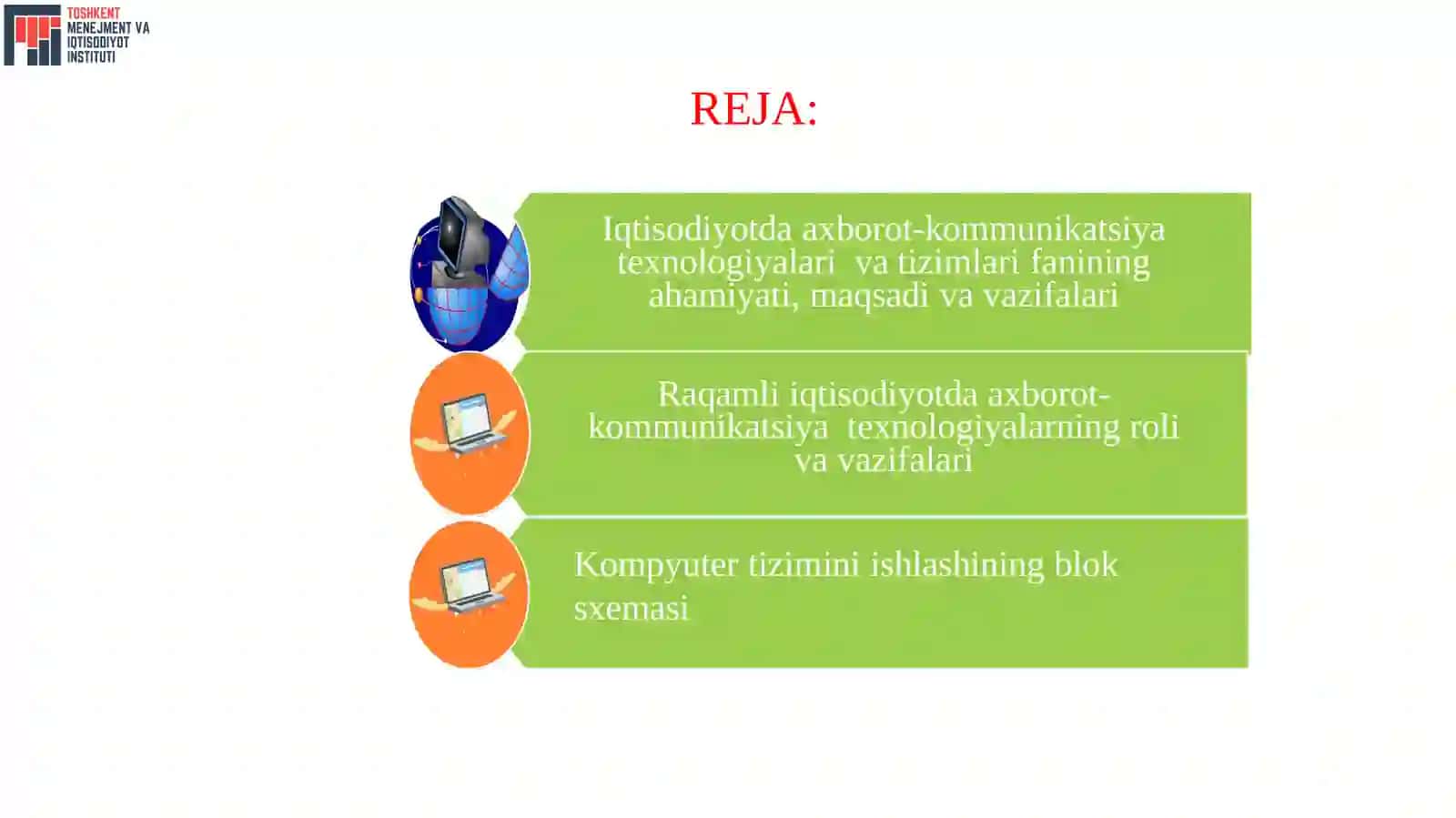 AXBOROT-KOMMUNIKATSIYATЕXNOLOGIYALARININGIQTISODIYOTDAGI O‘RNIVAA H A M I Y A T I 2