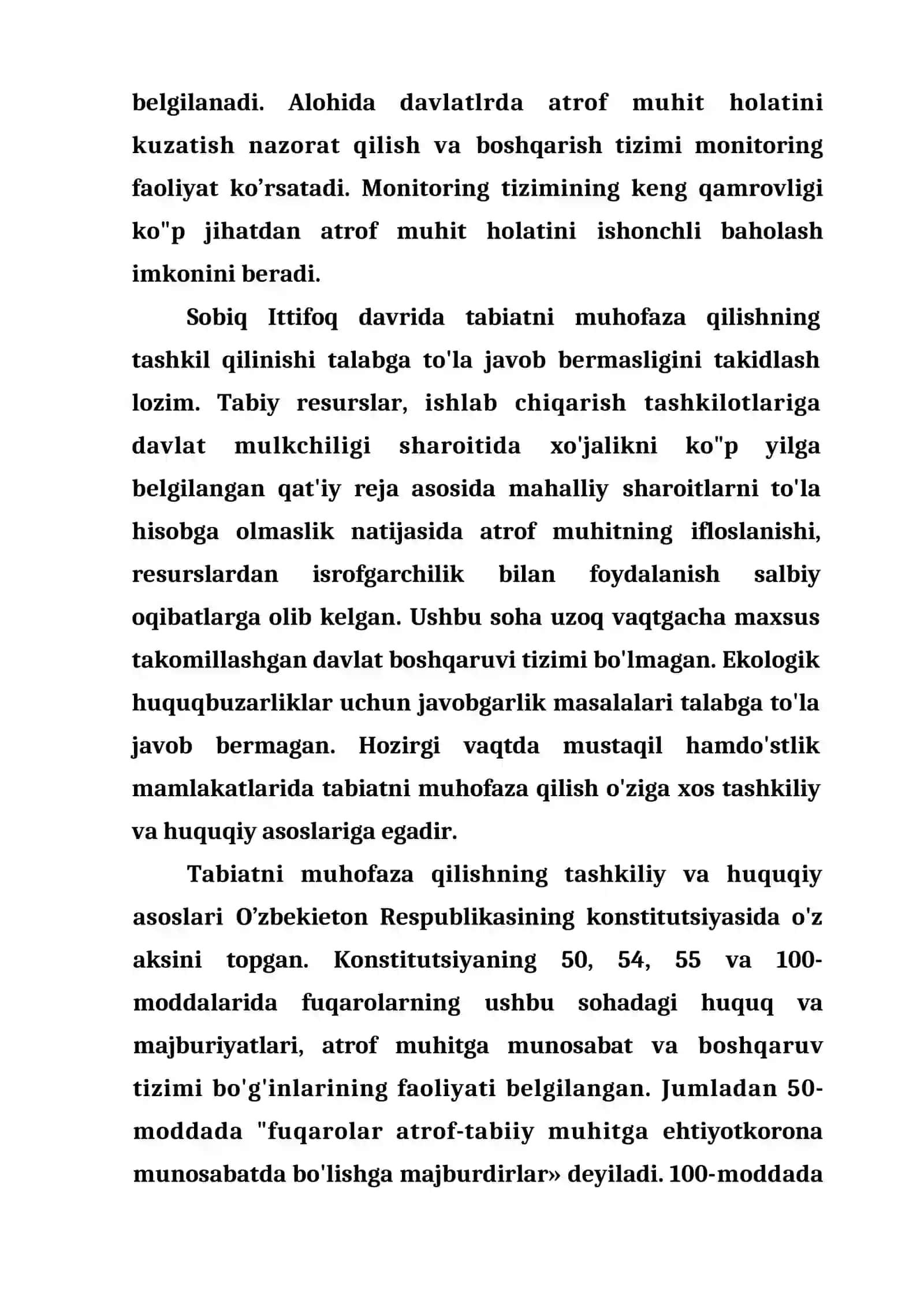 Tabiatni muhofaza qilish tadbirlari 2