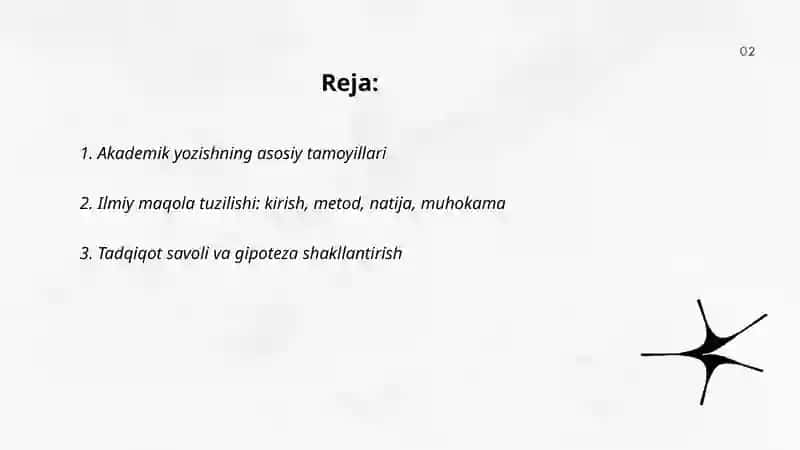 Akademik yozish 2