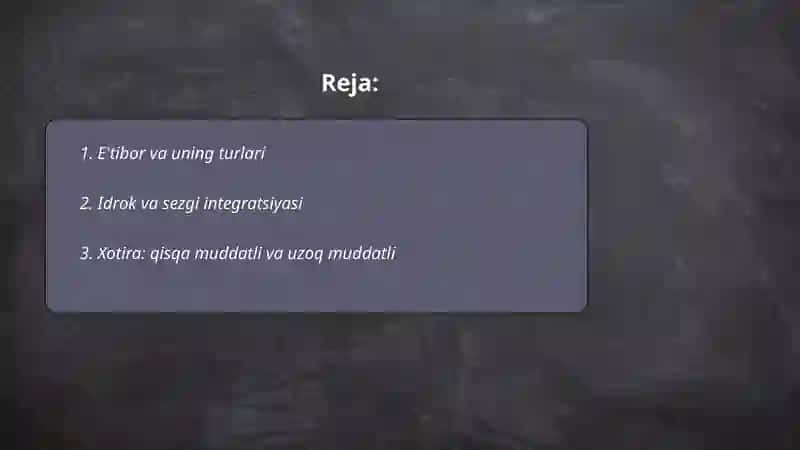 Bilish jarayonlari 2