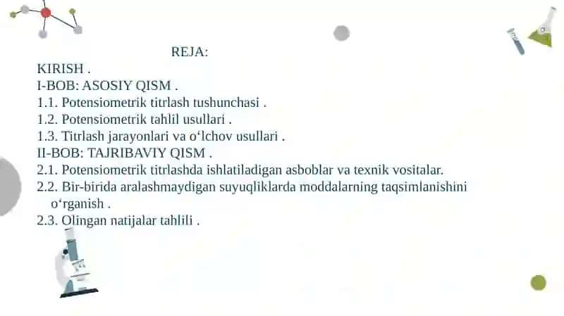 Potensiometrik titrlash 2