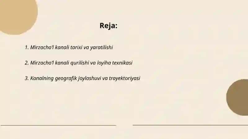 Mirzachoʻl kanali 2